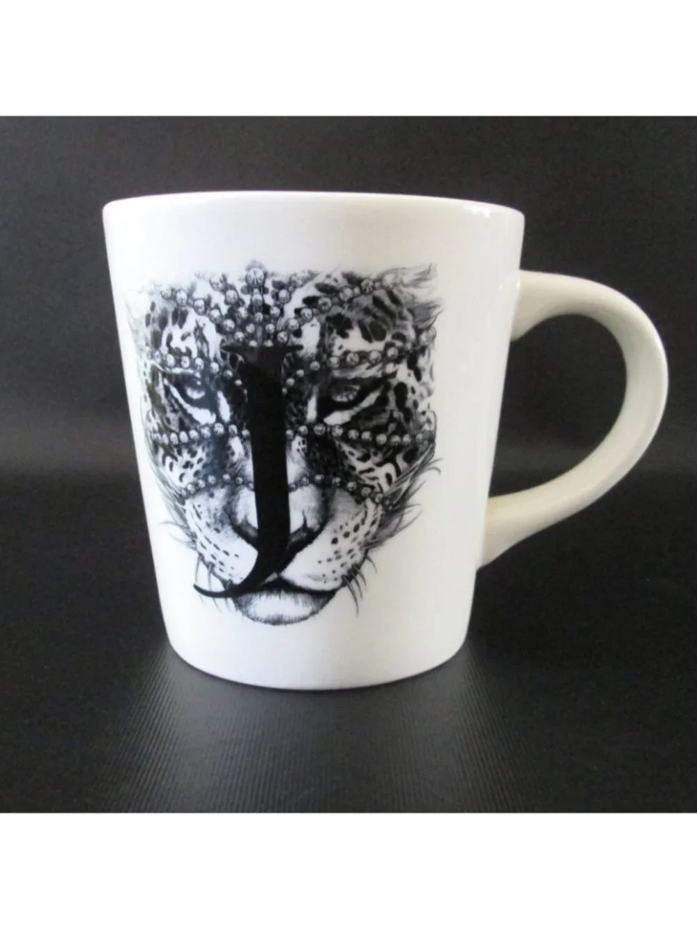 Williams Sonoma Jeweled Jaguar Mug Rory Sobner Oversized Coffee Cup